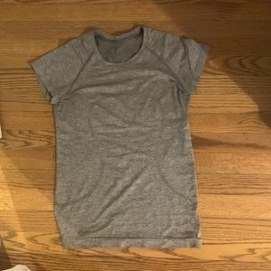 lululemon gray short sleeve swiftly tech
